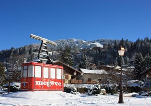 Appartement cosy 2 pièces à Megève, proche pistes et golf, avec balcon et jardin, pour 4 personnes. - FR-1-453-83