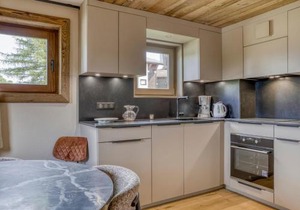 Appartement cosy 2 pièces à Megève, proche pistes et golf, avec balcon et jardin, pour 4 personnes. - FR-1-453-83