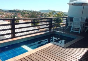 Casa em Geribá com piscina e vista para praia