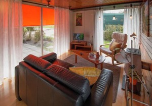 Cosy chalet with gas fireplace in Twente