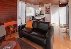 Cosy chalet with gas fireplace in Twente