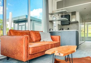 Cozy Ship In Ohé & Laak With Kitchen