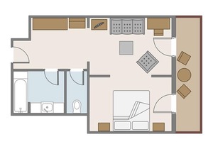Double Superior lake view 504,505,506,507,605,606,611 - Seehotel Enzian