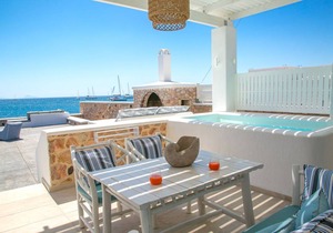 Elite Santorini Villa Aegean Melody Suites 1 Bedroom Heated Outdoor Jacuzzi Vlyxada