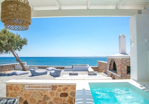 Elite Santorini Villa Aegean Melody Suites 1 Bedroom Heated Outdoor Jacuzzi Vlyxada