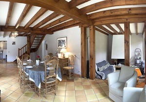 Hossegor "CIGALON" Landes villa with heated swimming pool for 8 people.