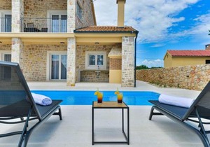 Luxury Stone Villa BANOVI with heated pool