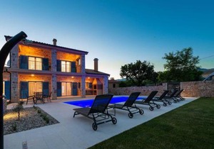 Luxury Stone Villa BANOVI with heated pool