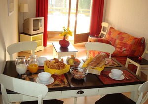 Neat studio with dishwasher on the border of the Ardèche