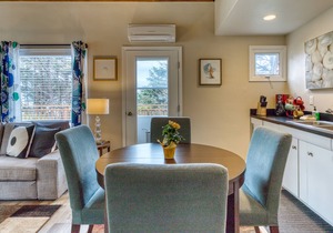 Remodeled Waterfront Duplex with a Deck, Ocean Views, and Easy Access to Town