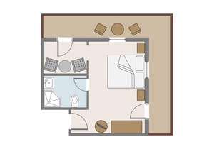 Seehotel Enzian - Double Room Classic Lake View Balcony 508,509,514