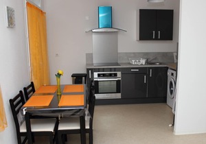 Spacious and bright apartment with balcony