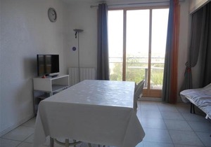 Studio Alcôve 3 pers avec balcon et parking privé à 300m des plages d'Argelès - FR-1-388-60