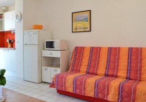 Studio Cabine avec Vue Port & Montagne, Proche Plage - 4 Couchages, Parking, Loggia - Argelès-sur-Mer - FR-1-225-57