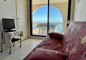 Studio cabine famille, plage, parking, animaux admis - Argelès-sur-Mer - FR-1-225-53