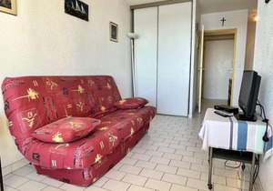 Studio cabine famille, plage, parking, animaux admis - Argelès-sur-Mer - FR-1-225-53