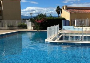 T2 RDC à Canet en Roussillon Europa 4 pers ,piscine,clim, tennis, parking