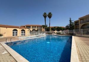 T2 RDC à Canet en Roussillon Europa 4 pers ,piscine,clim, tennis, parking