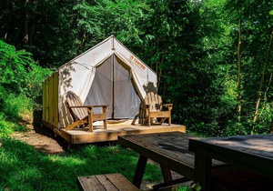 Tentrr State Park Site - WV Hawk's Nest State Park - Site H - Single Camp
