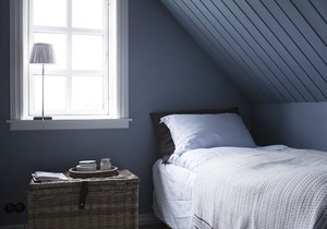 Traditional timber house by the sea