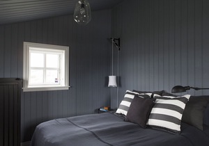 Traditional timber house by the sea