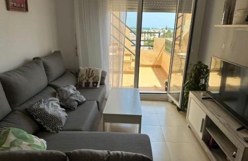 Vera Beach Apartment | Ático con piscina privada vistas al mar.