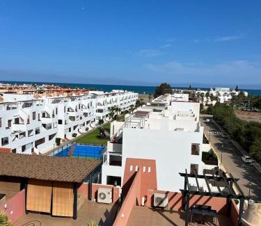 Vera Beach Apartment | Ático con piscina privada vistas al mar.
