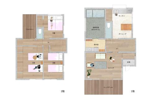 Kirishima House | おもや彩OmoyaSai-天然温泉付き貸別荘1棟貸し