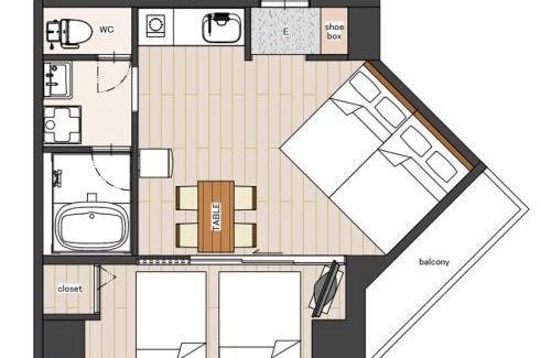 Shikitsuhigashi Apartment | 大国町・恵美須町駅からすぐのマンション1室/最大8名宿泊可能/新世界が徒歩圏内！