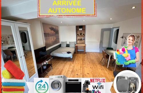 Cret de Roc Apartment | 018 CHIC & COSY F1 41m2 HYPERCENTRE WIFI SMART TV NETFLIX