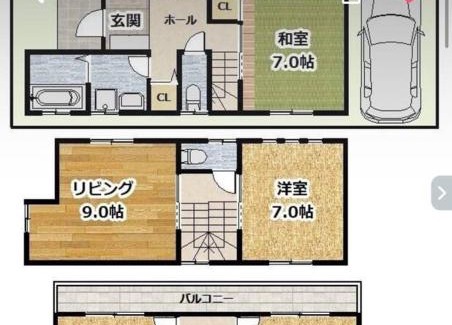 Nishinari Villa | 1分钟步行地铁站&关西机场直达3站难波天王寺心斋桥梅田直达&超新独栋4室1厅2厕1含浴缸大浴室1阳台&免费停车&楽の居Joy-inn