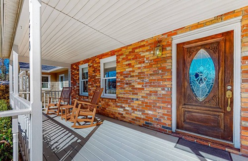 Brevard House | 1-acre dog-friendly home with mtn views, 2 porches - walk downtown