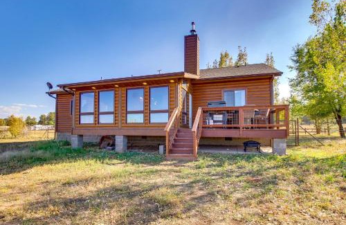 Show Low House | 1-Acre Fenced Yard Pet-Friendly Show Low Cabin!
