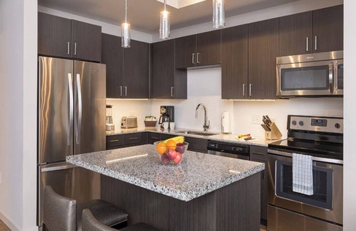 Civic District Condo | 1 Bedroom Deluxe Condo w/Kitchen in Austin! Sleeps 4!