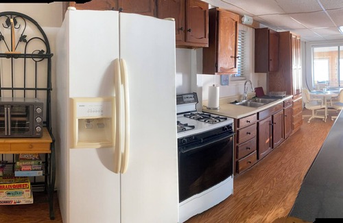 Newaygo Apartment | 1-bedroom WATERFRONT Apartment on Hess Lake with excellent swimming.