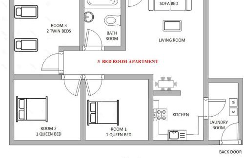 Page Hotel | 1 or 3 Bedroom Apartment with Full Kitchen