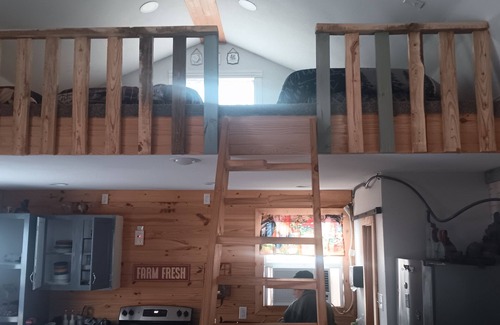 Palestine Cabin | 1 private bedroom, sofa sleeper and 2 lofts - Cabin In The Country Woods