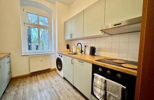 Zeitz Apartment | #1 RebelRents - 4P - Apartment Smart-TV - WLAN - voll ausgestattete Küche