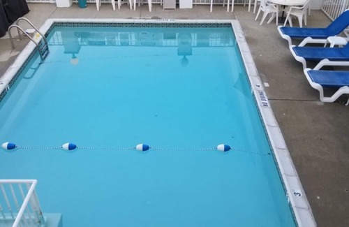 North Wildwood Condo | 100 Steps to the beach with a heated pool!