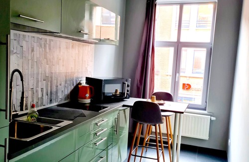 Nivelles Apartment | 101. Charming renovated luxury studio. AppartHotel Centre ville