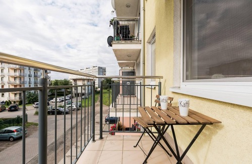 Swinoujscie Apartment | 11 Listopada 3D | Compact Studio | Balcony