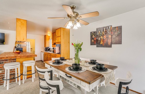Burney House | 11 Mi to Burney Falls: Charming Home w/Fireplace