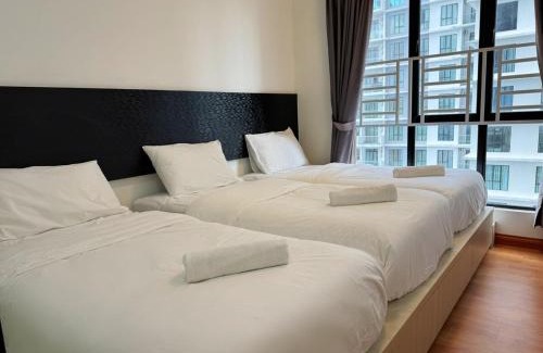 Taman Bukit Mewah Apartment | 1208Paradigm mall Family Cozy up to 11Pax