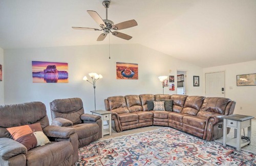 Big Water House | 13 Mi to Lake Powell Mtn-View Home with Deck and BBQ