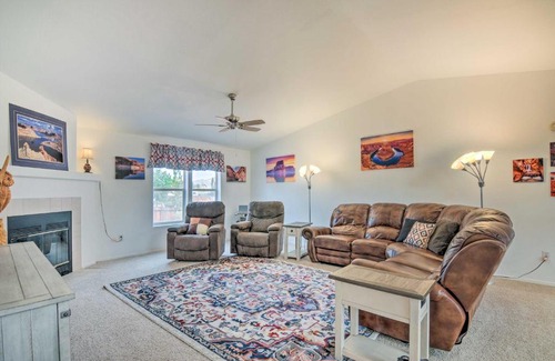 Big Water House | 13 Mi to Lake Powell Mtn-View Home with Deck and BBQ