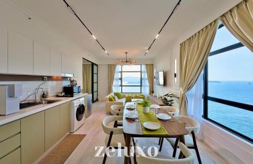 Downtown Kota Kinabalu Apartment | #14 Jesselton Quay Seaview Corner Washer Dryer