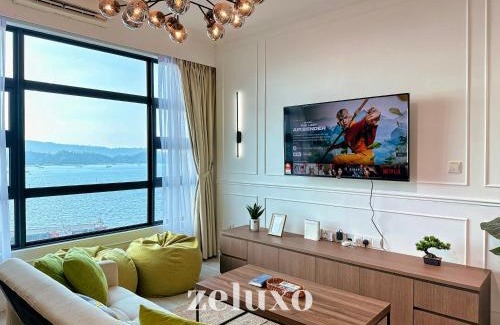 Downtown Kota Kinabalu Apartment | #14 Jesselton Quay Seaview Corner Washer Dryer