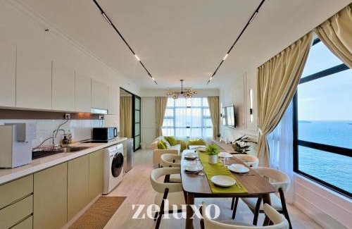 Downtown Kota Kinabalu Apartment | #14 Jesselton Quay Seaview Corner Washer Dryer