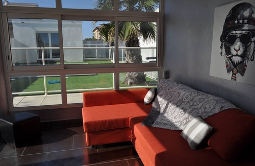 Carnon-Plage House | 140 M2 LARGE STANDING APARTMENT/1st LINE/SEA VIEW/DIRECT POOL