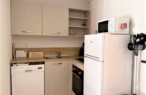 La Joue du Loup Apartment | 150m from resort center, Ground floor, terrace, balcony, parking, tv, 31m², La Joue du Loup